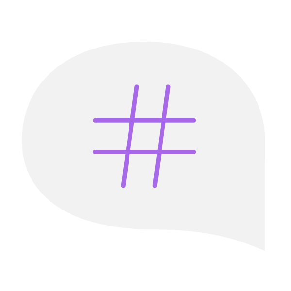 Social Elements hashtag icon