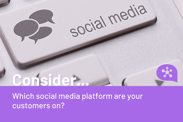 Which social media platforms are your customers on?