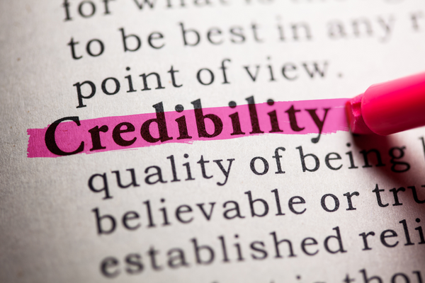 Brand Credibility - definition from the dictionary. Highlighted in pink