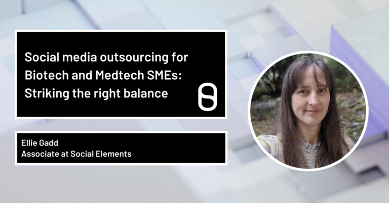 Social media outsourcing for Biotech and Medtech SMEs: Striking the right balance